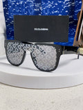 Dolce & Gabbana Square Silver Lens Sunglasses for Men & Women - 450044