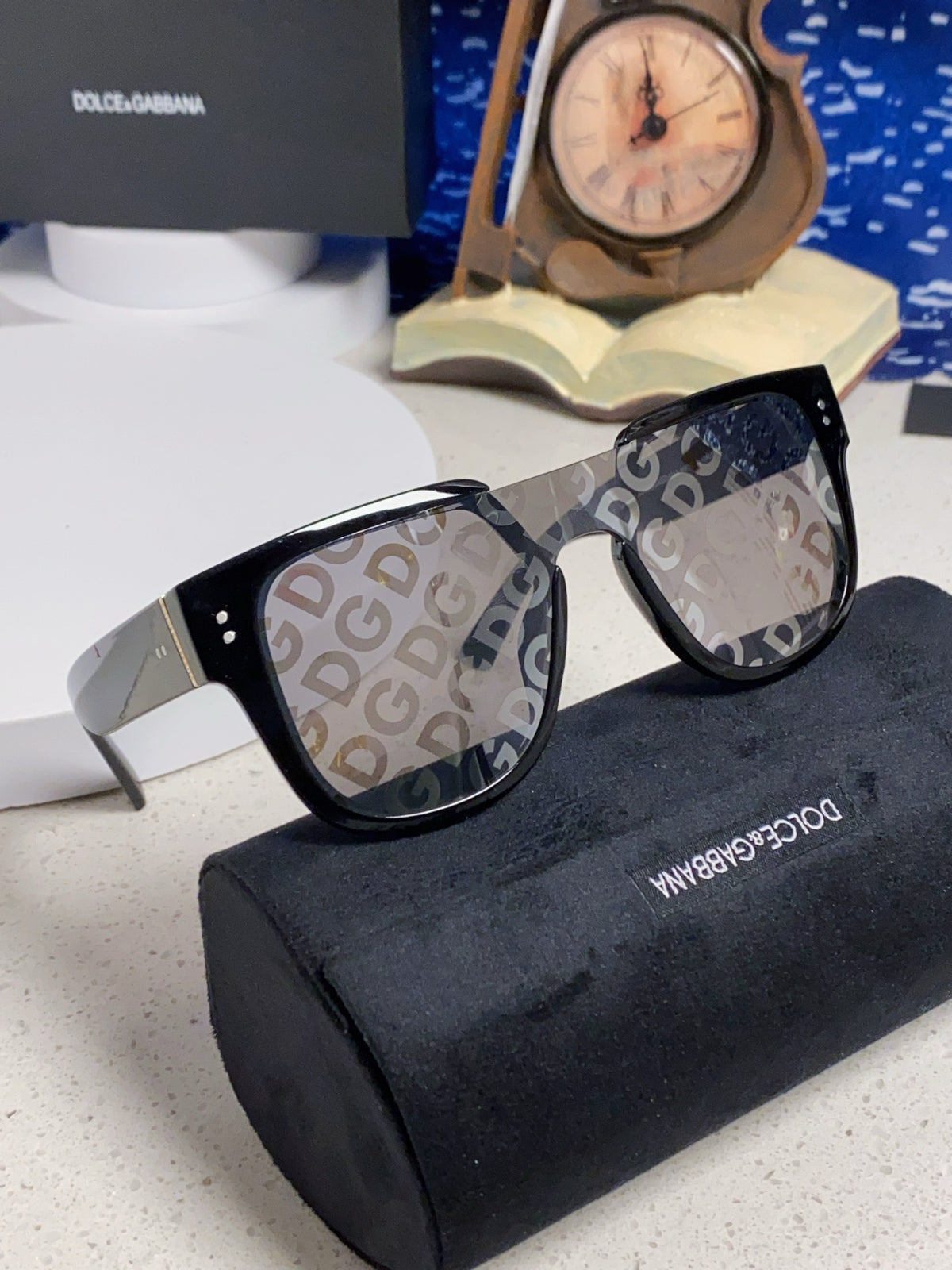 Dolce & Gabbana Square Silver Lens Sunglasses for Men & Women - 450044 - detail image 10