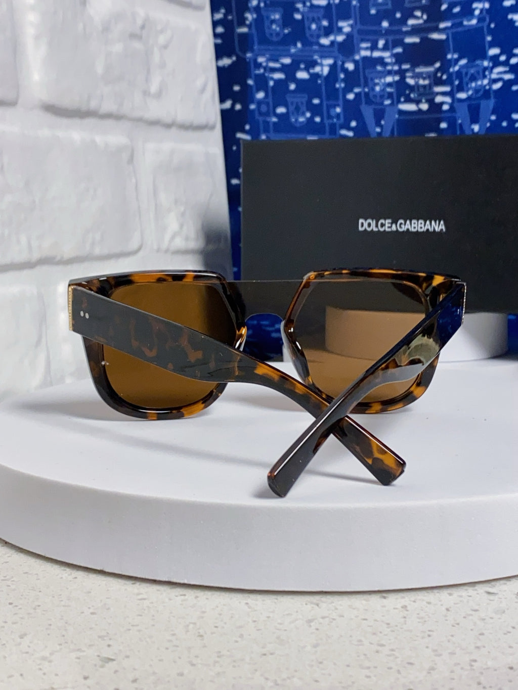Dolce & Gabbana Square Brown Lens Sunglasses for Men & Women - detail image 3