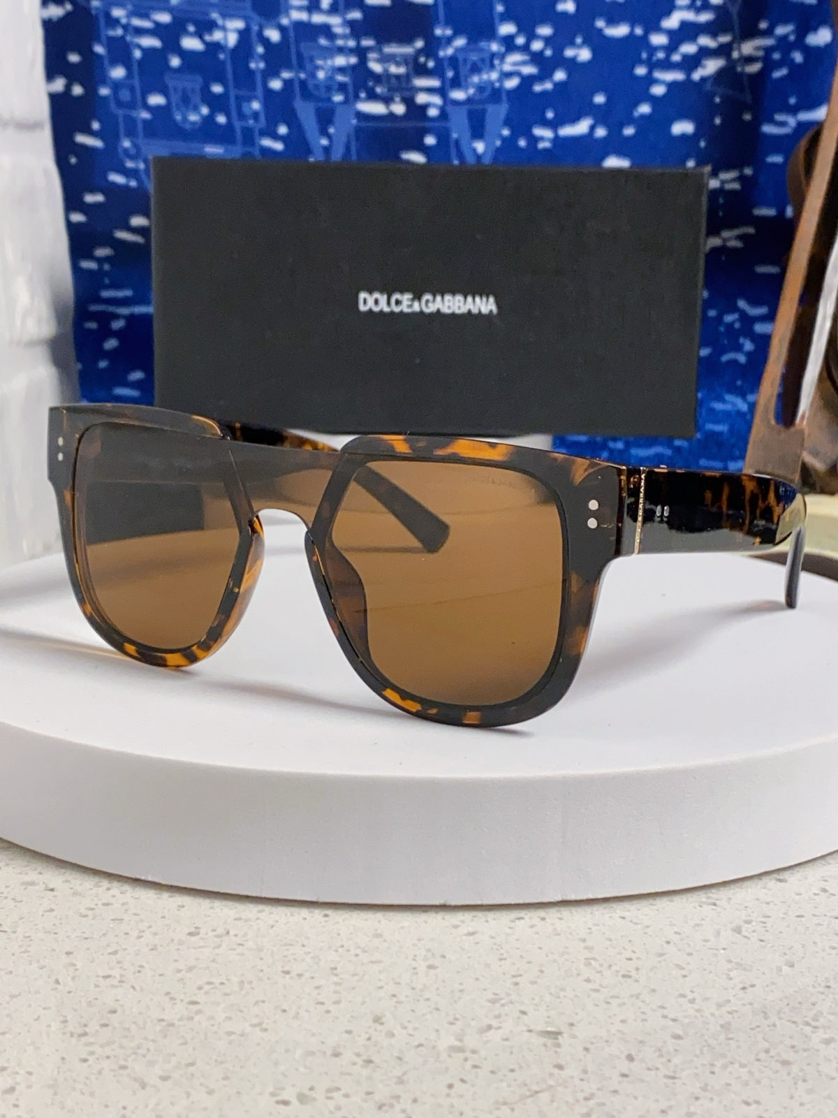 Dolce & Gabbana Square Brown Lens Sunglasses for Men & Women