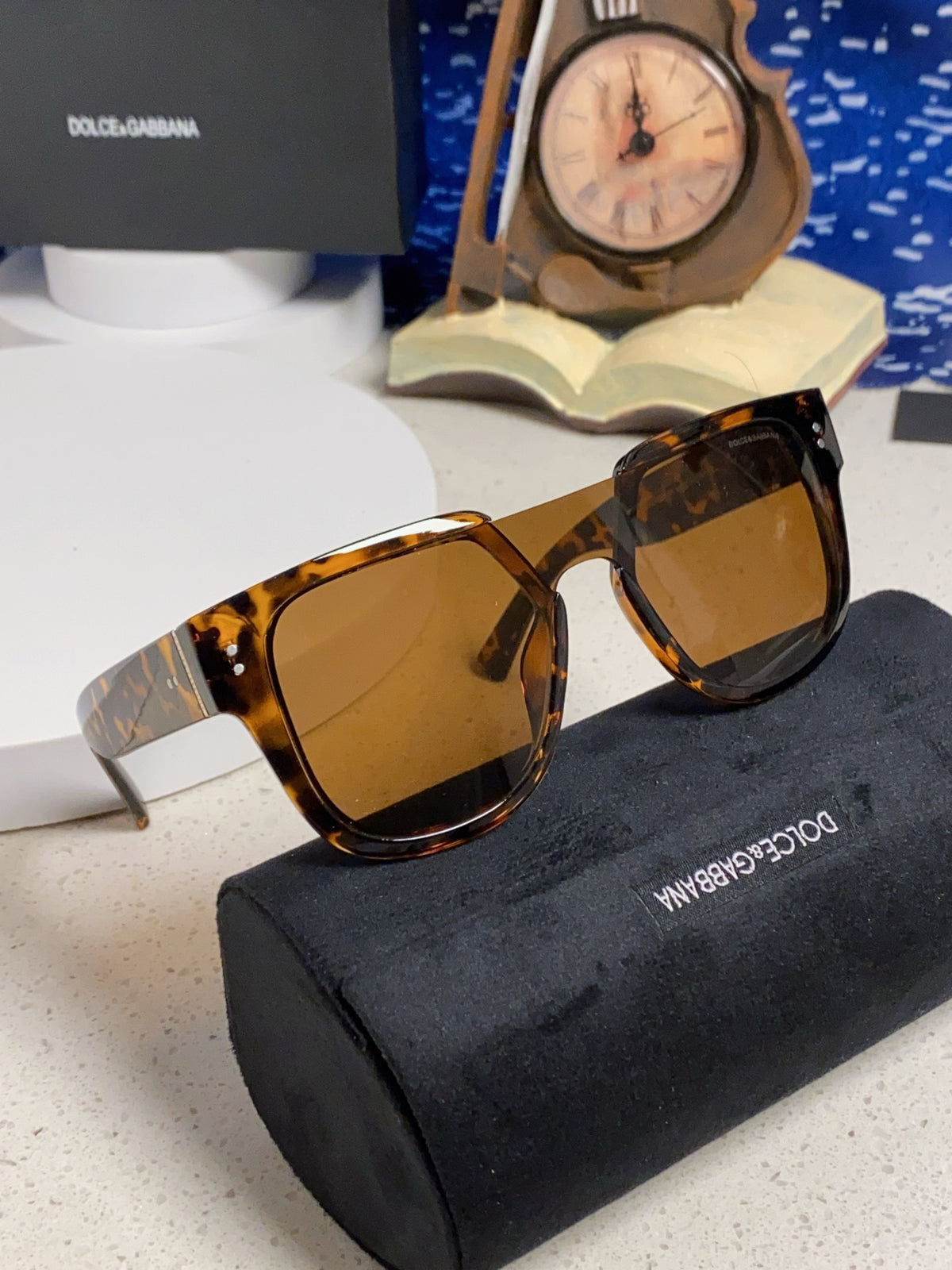 Dolce & Gabbana Square Brown Lens Sunglasses for Men & Women - 416558 - detail image 10