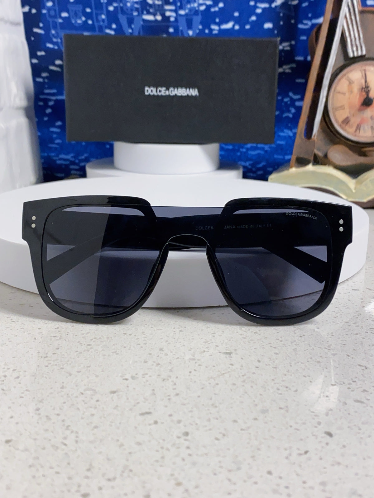 Dolce & Gabbana Square Gray Lens Sunglasses for Men & Women - 416559 - detail image 9