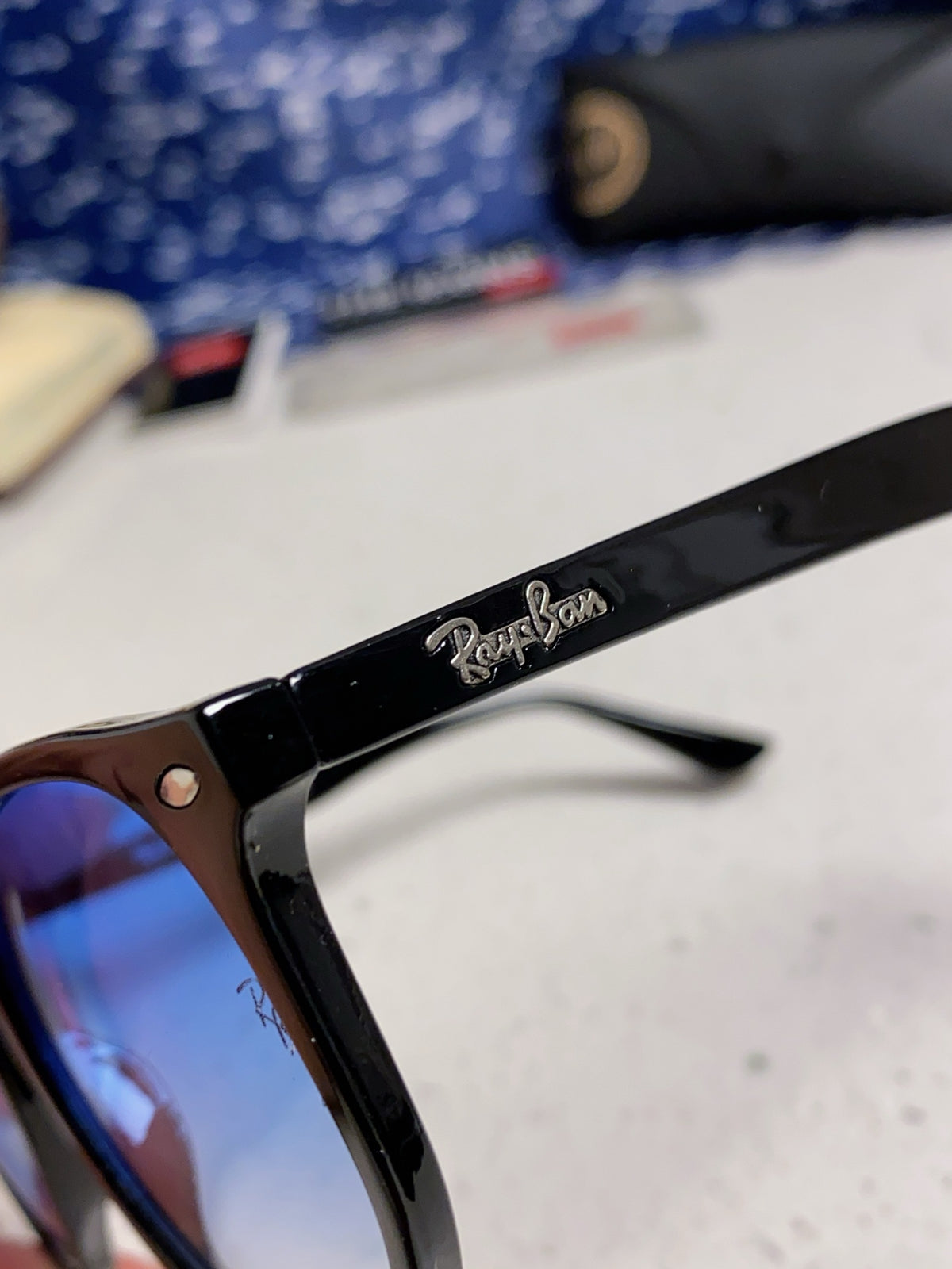 Ray-Ban RB4306 Oversized Black Lens Sunglasses for Men & Women - 450142 - detail image 8