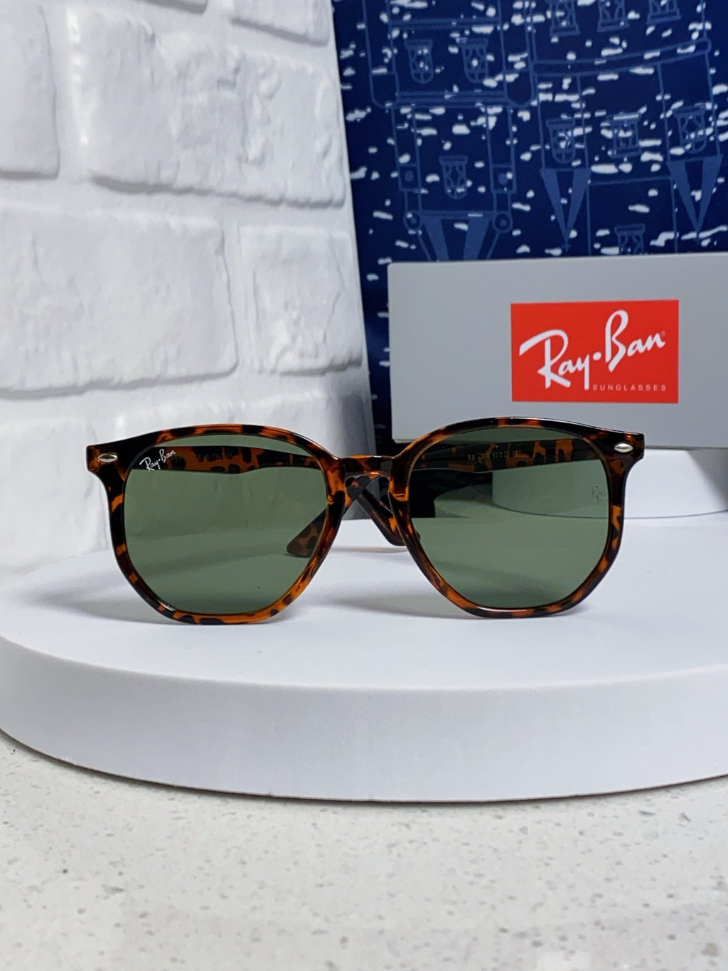 Ray-Ban RB4306 Oversized Silver Lens Sunglasses for Men & Women - detail image 2