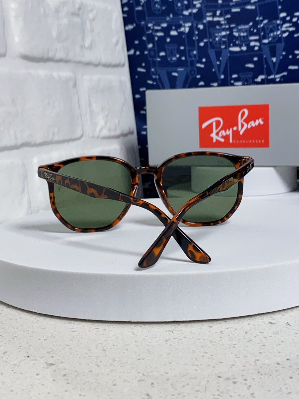 Ray-Ban RB4306 Oversized Silver Lens Sunglasses for Men & Women - detail image 3