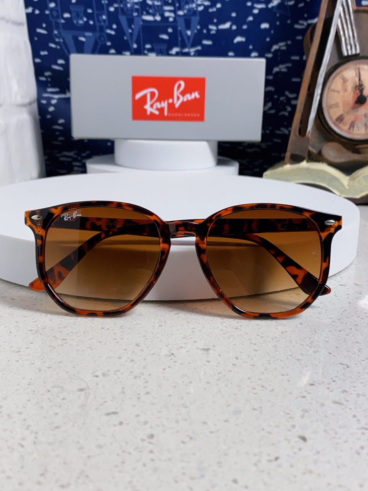 Ray-Ban RB4306 Oversized Brown Lens Sunglasses for Men & Women - detail image 10