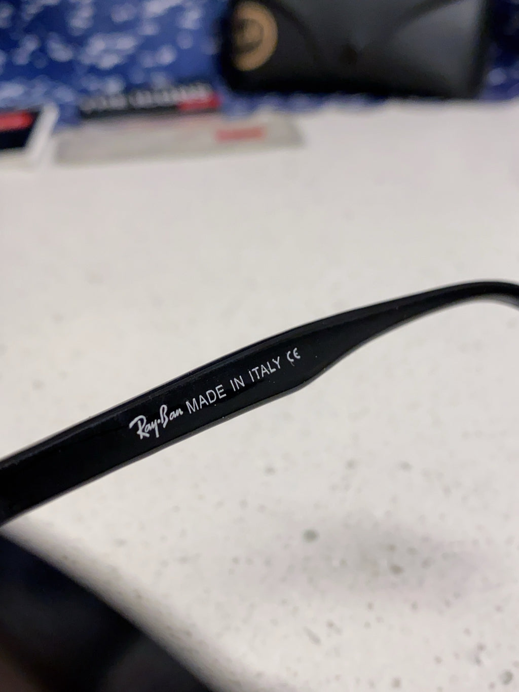 Ray-Ban RB4306 Oversized Purple Lens Sunglasses for Men & Women - detail image 8
