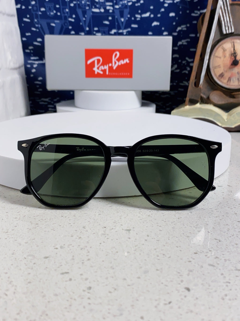 Ray-Ban RB4306 Oversized Black Lens Sunglasses for Men & Women - 450146 - detail image 10