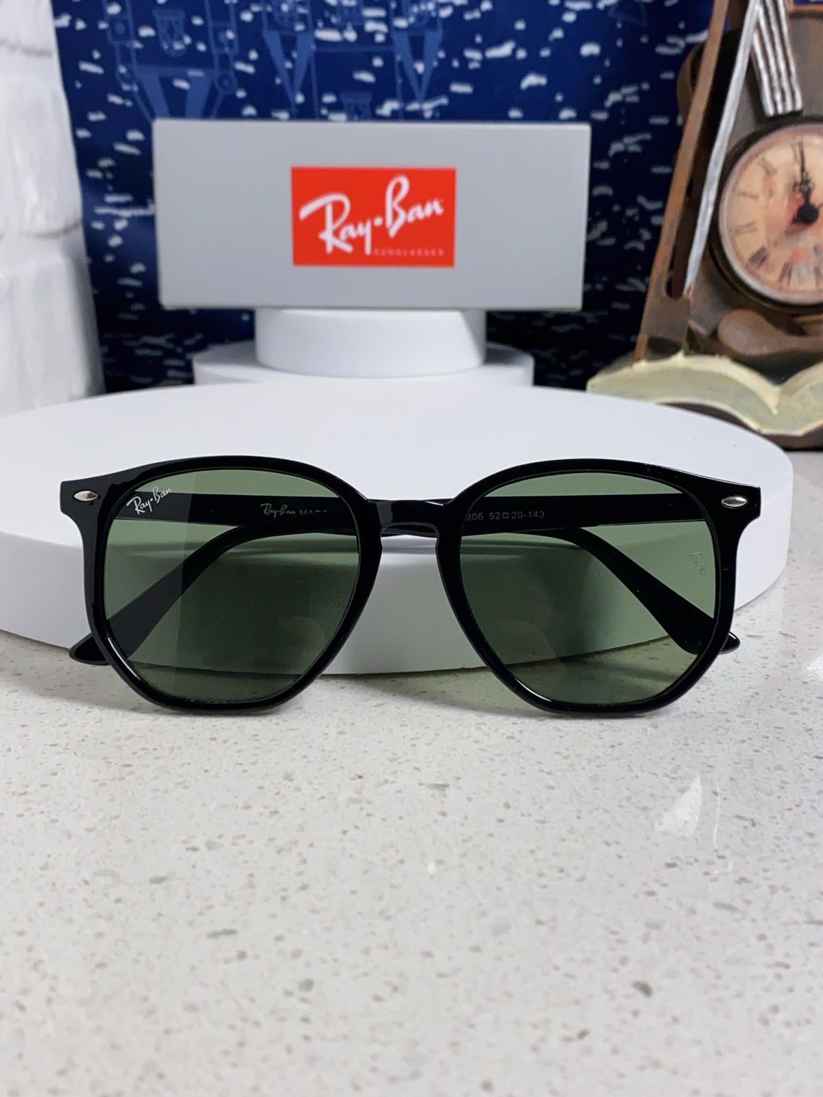 Ray-Ban RB4306 Oversized Black Lens Sunglasses for Men & Women - 450146 - detail image 10