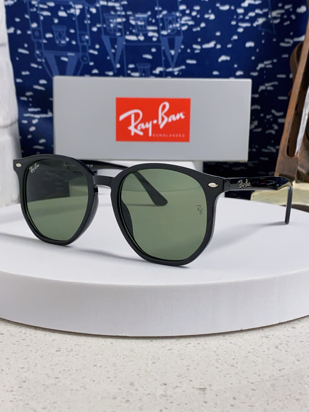 Ray-Ban RB4306 Oversized Black Lens Sunglasses for Men & Women - 450146 - detail image 2