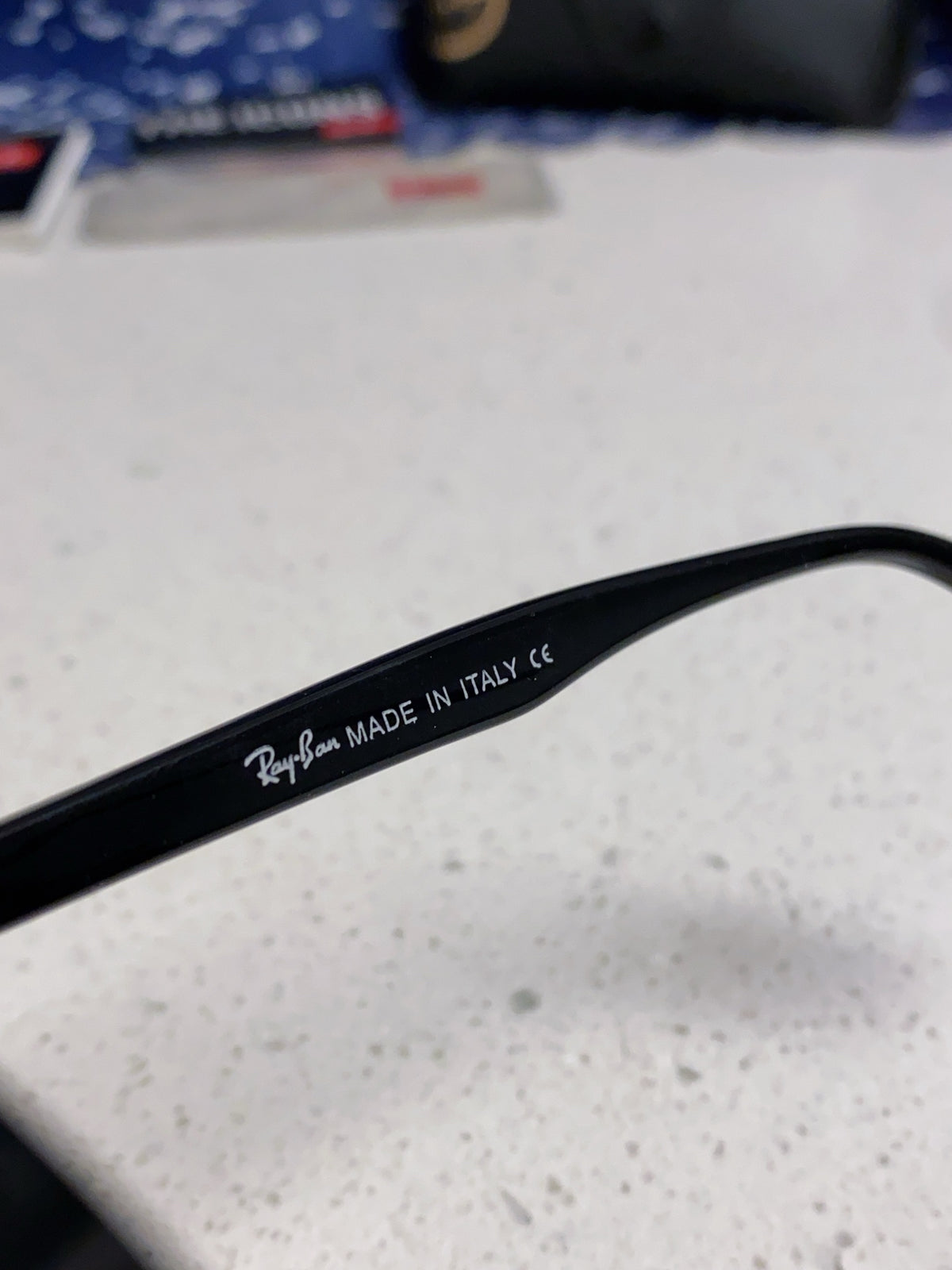 Ray-Ban RB4306 Oversized Black Lens Sunglasses for Men & Women - detail image 8