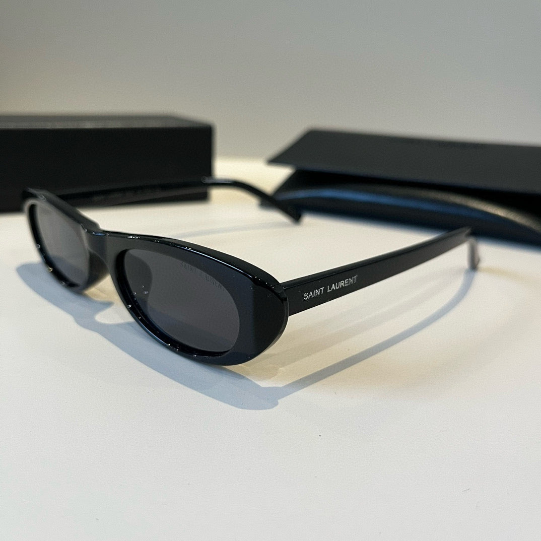 Saint Laurent Cat-Eye Blue Lens Sunglasses for Men & Women - detail image 3