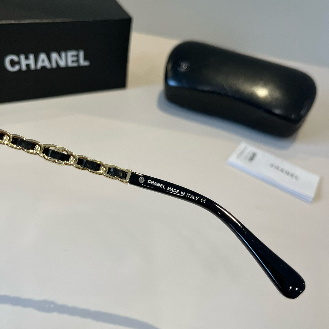Chanel Oversized Gold Lens Sunglasses for Men & Women - 358030 - detail image 10