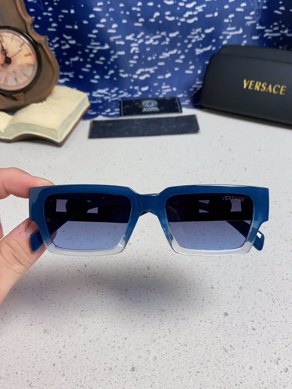 Versace Fashion Blue Lens Sunglasses for Men & Women - 487795 - detail image 4