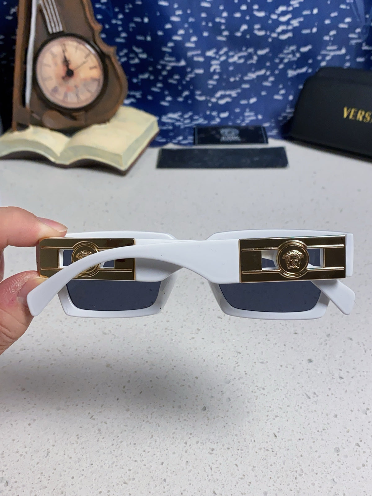 Versace Fashion Blue Lens Sunglasses for Men & Women - 487798 - detail image 5