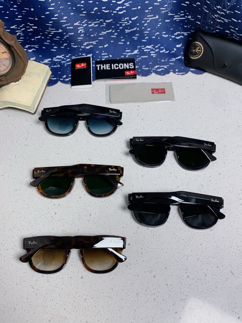 Ray-Ban RB0298 Oversized Black Lens Sunglasses for Men - 433088 - detail image 11
