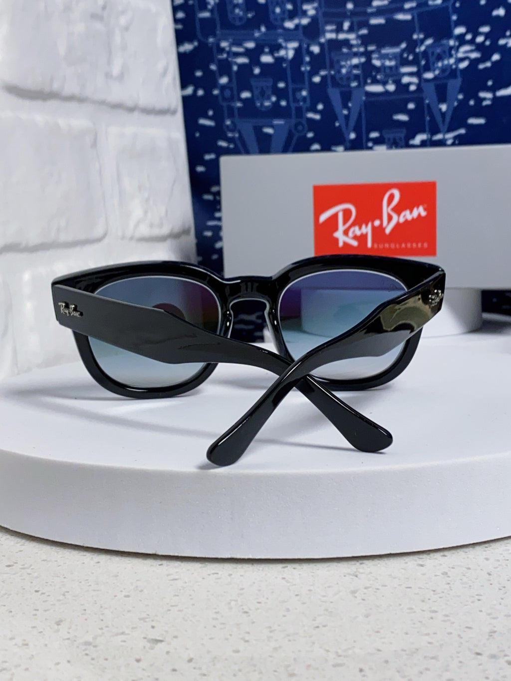 Ray-Ban RB0298 Oversized Silver Lens Sunglasses for Men - detail image 3