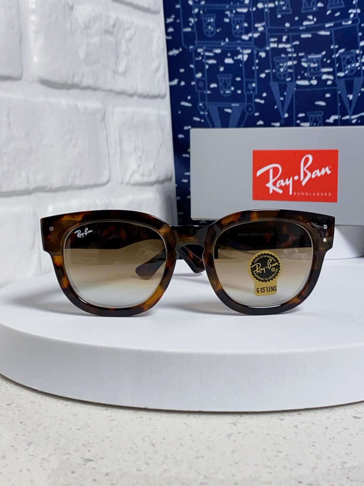 Ray-Ban RB0298 Oversized Brown Lens Sunglasses for Men - 998574 - detail image 2