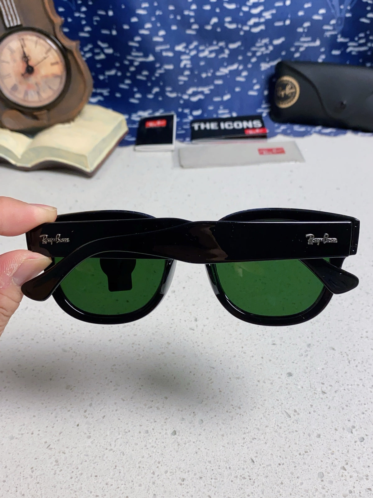 Ray-Ban RB0298 Oversized Black Lens Sunglasses for Men - 488338 - detail image 5