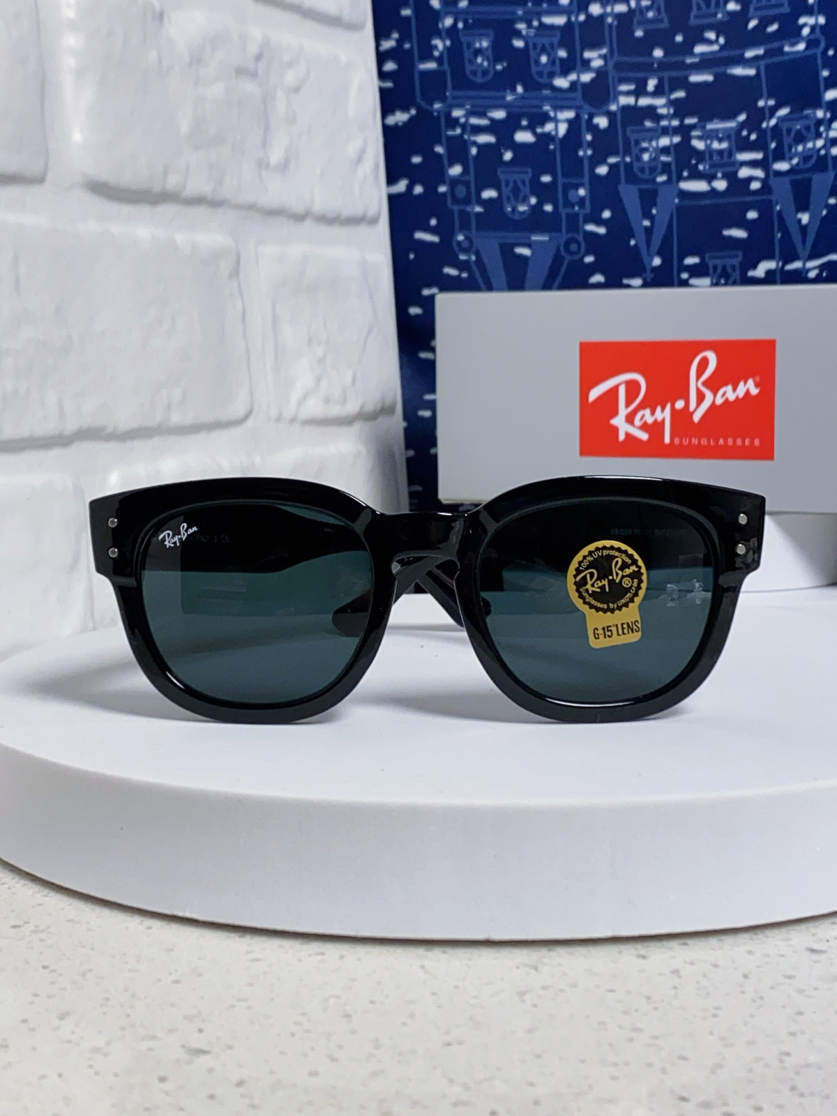 Ray-Ban RB0298 Oversized Black Lens Sunglasses for Men - detail image 2