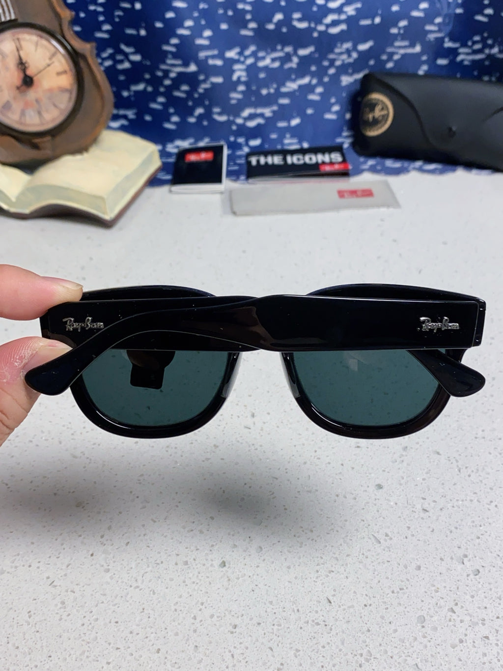 Ray-Ban RB0298 Oversized Black Lens Sunglasses for Men - 433089 - detail image 5