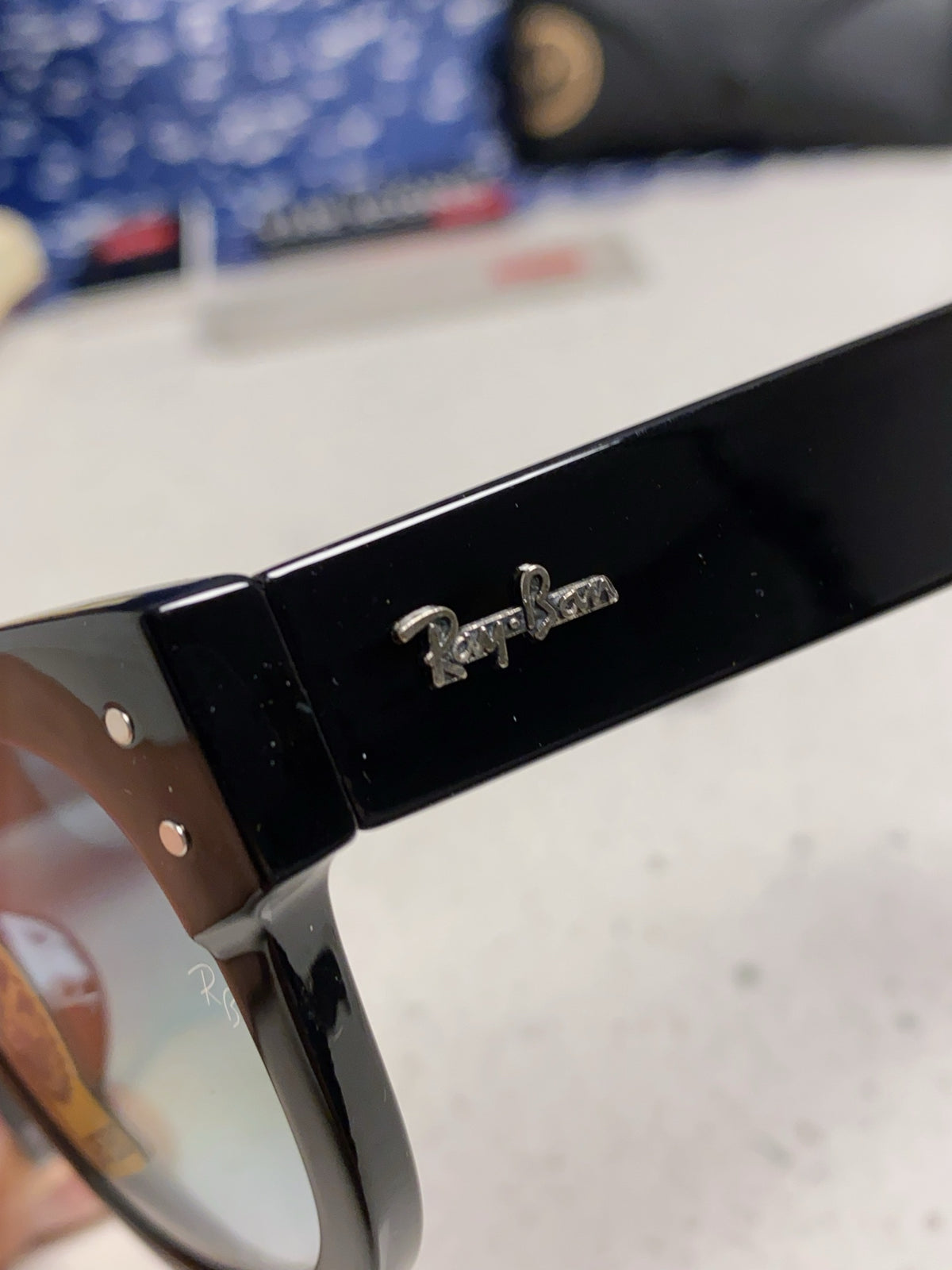 Ray-Ban RB0298 Oversized Silver Lens Sunglasses for Men - 998572 - detail image 7