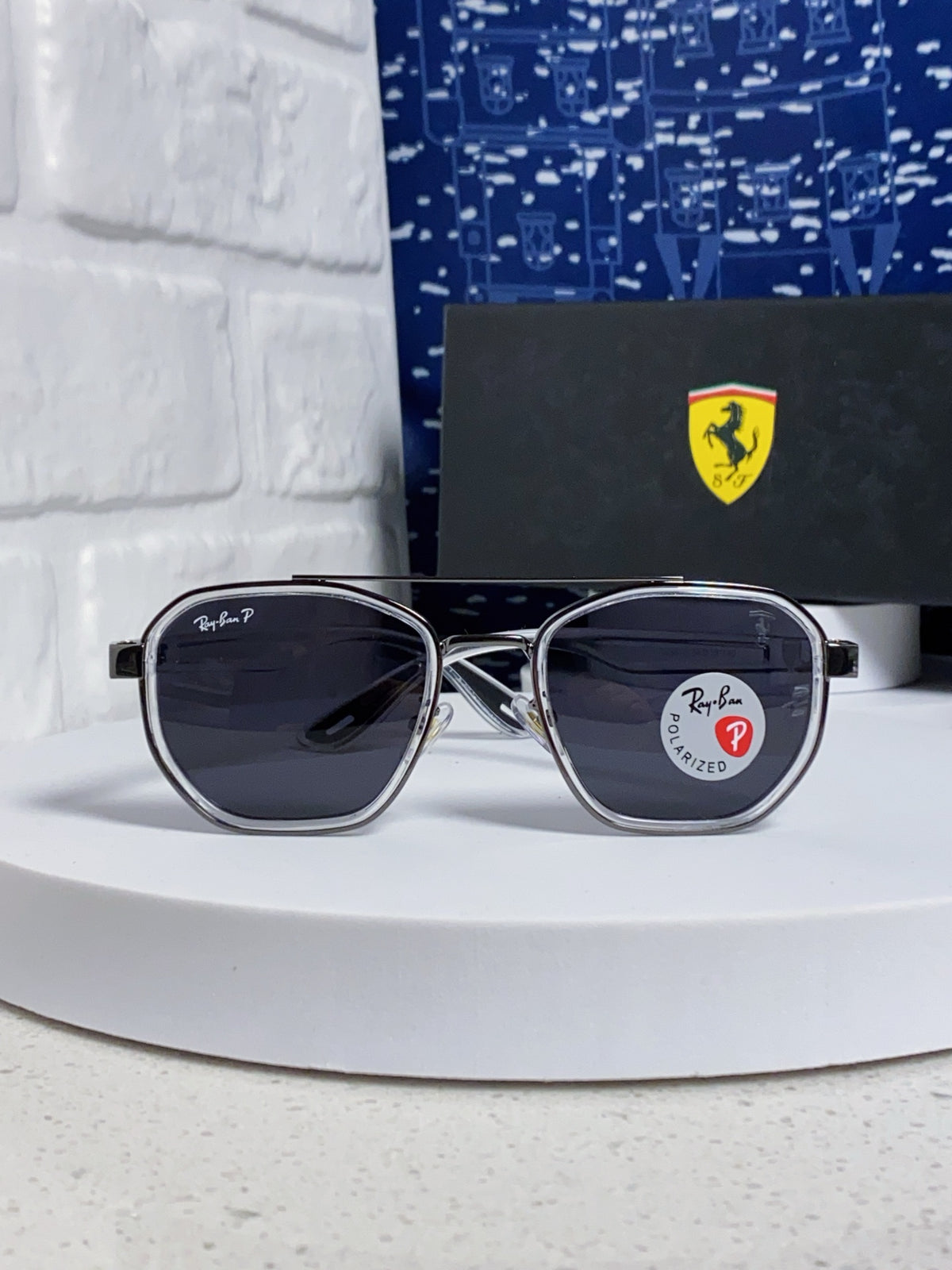 Ray-Ban Polarized Fashion Silver Lens Sunglasses for Men & Women - 488330 - detail image 2