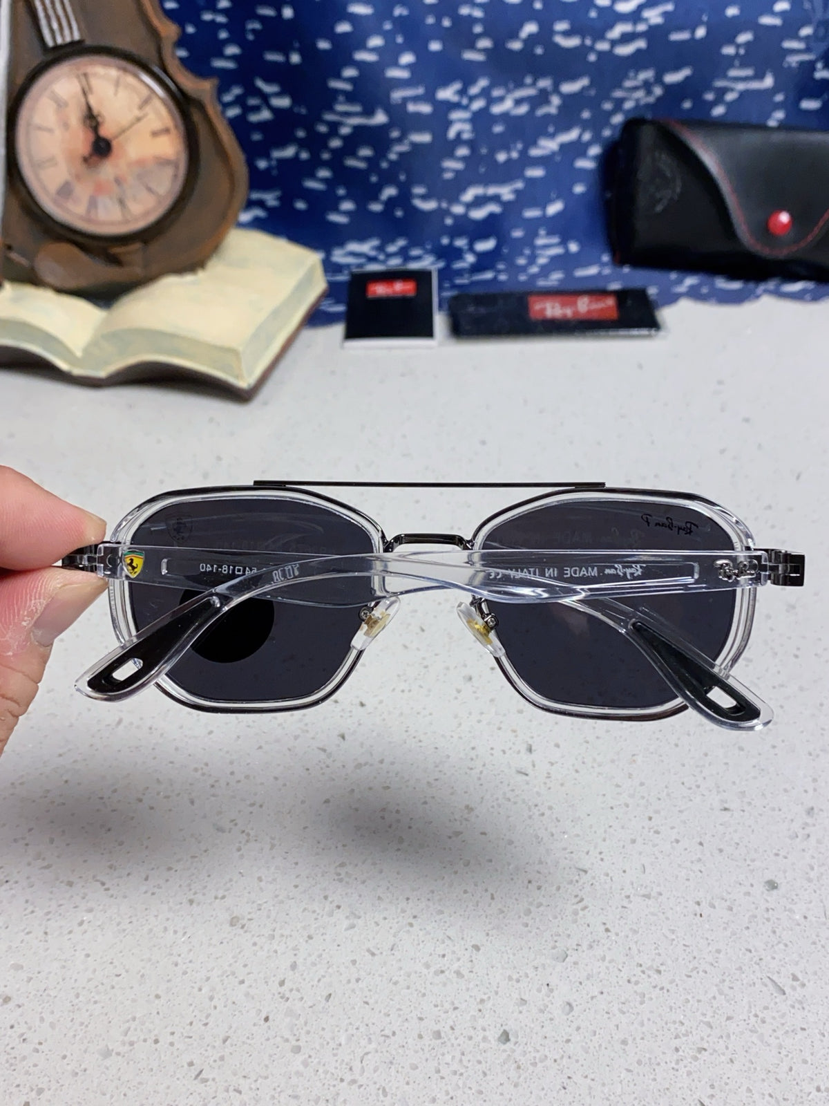 Ray-Ban Polarized Fashion Silver Lens Sunglasses for Men & Women - 488330 - detail image 5