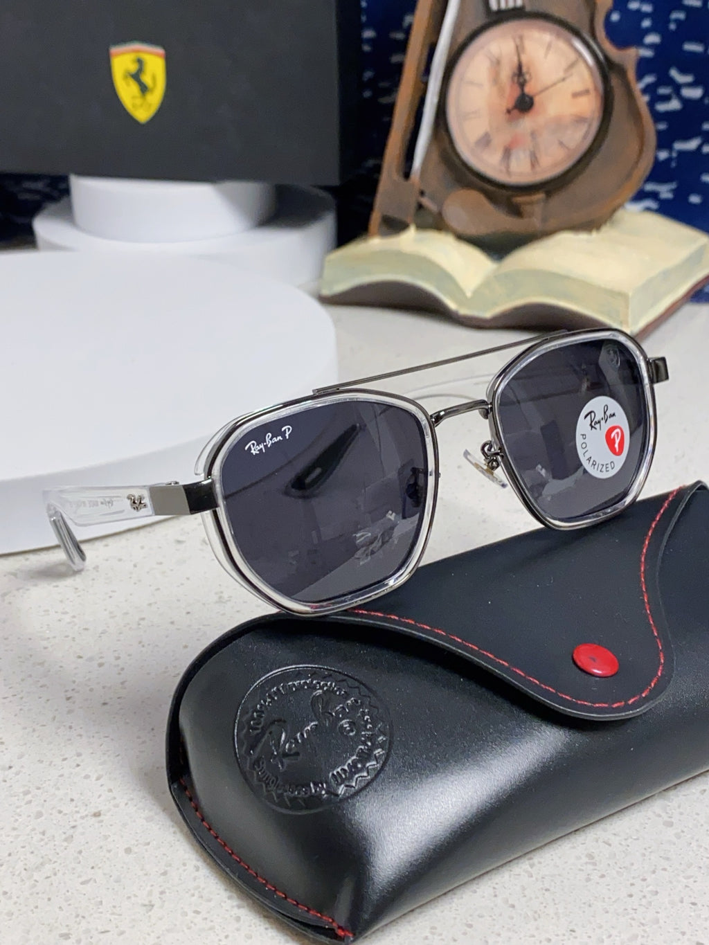 Ray-Ban Polarized Fashion Silver Lens Sunglasses for Men & Women - 998567 - detail image 11