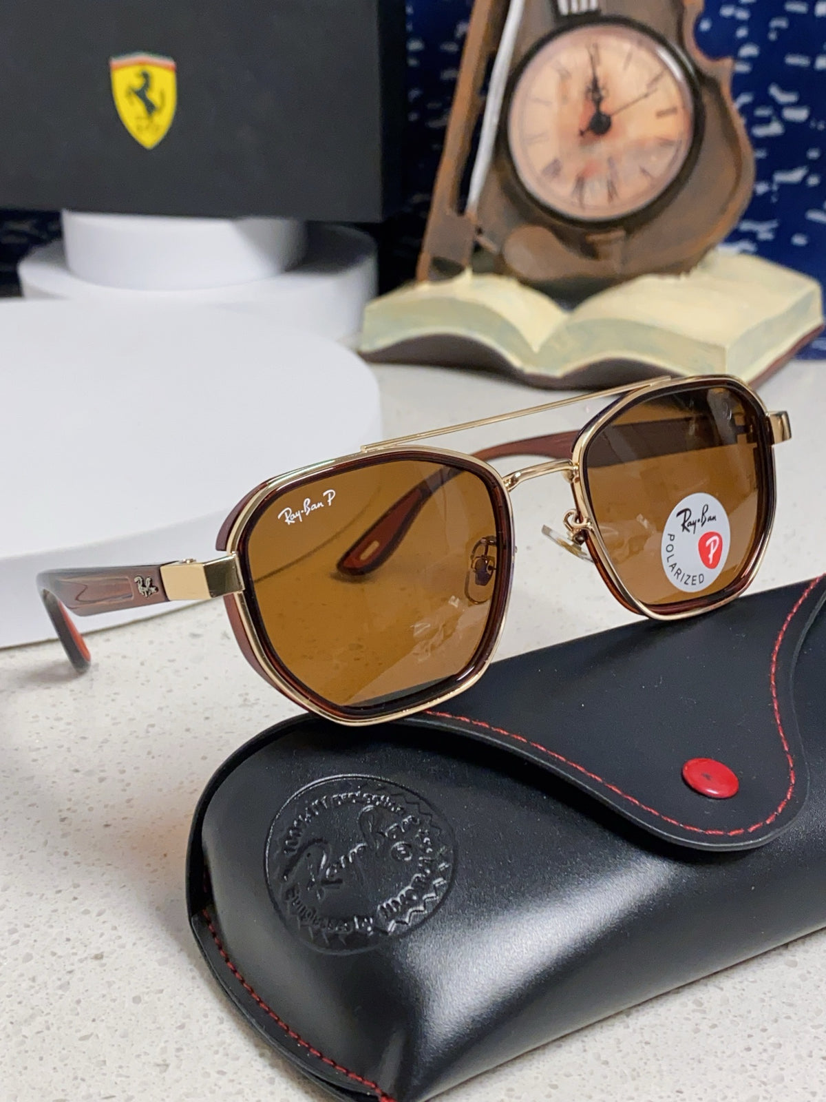 Ray-Ban Polarized Fashion Brown Lens Sunglasses for Men & Women - 488331 - detail image 10