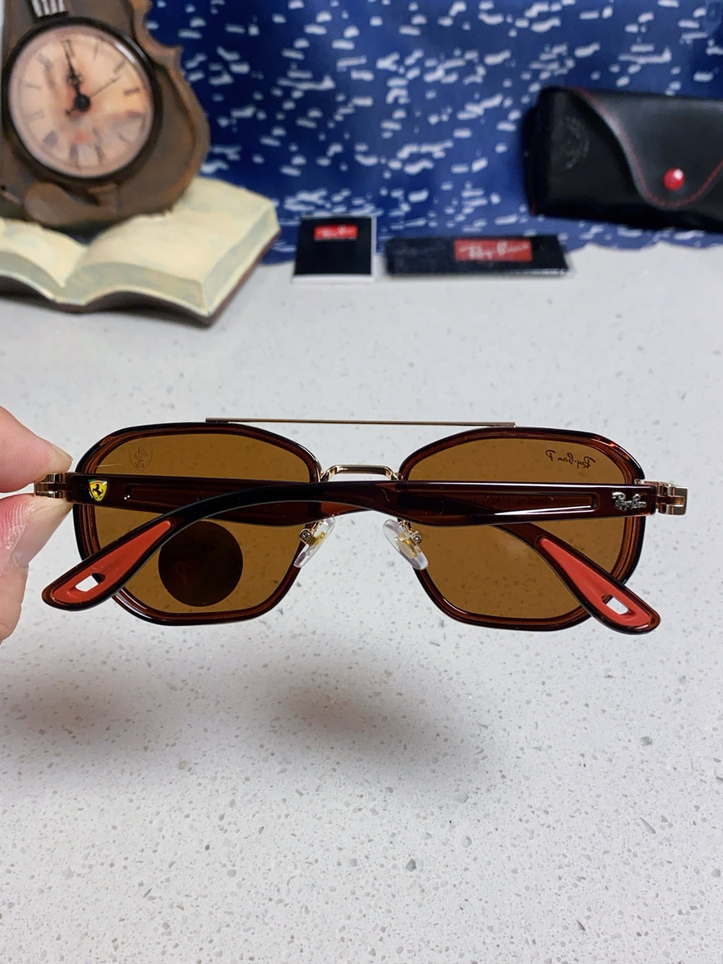 Ray-Ban Polarized Fashion Brown Lens Sunglasses for Men & Women - 488331 - detail image 5