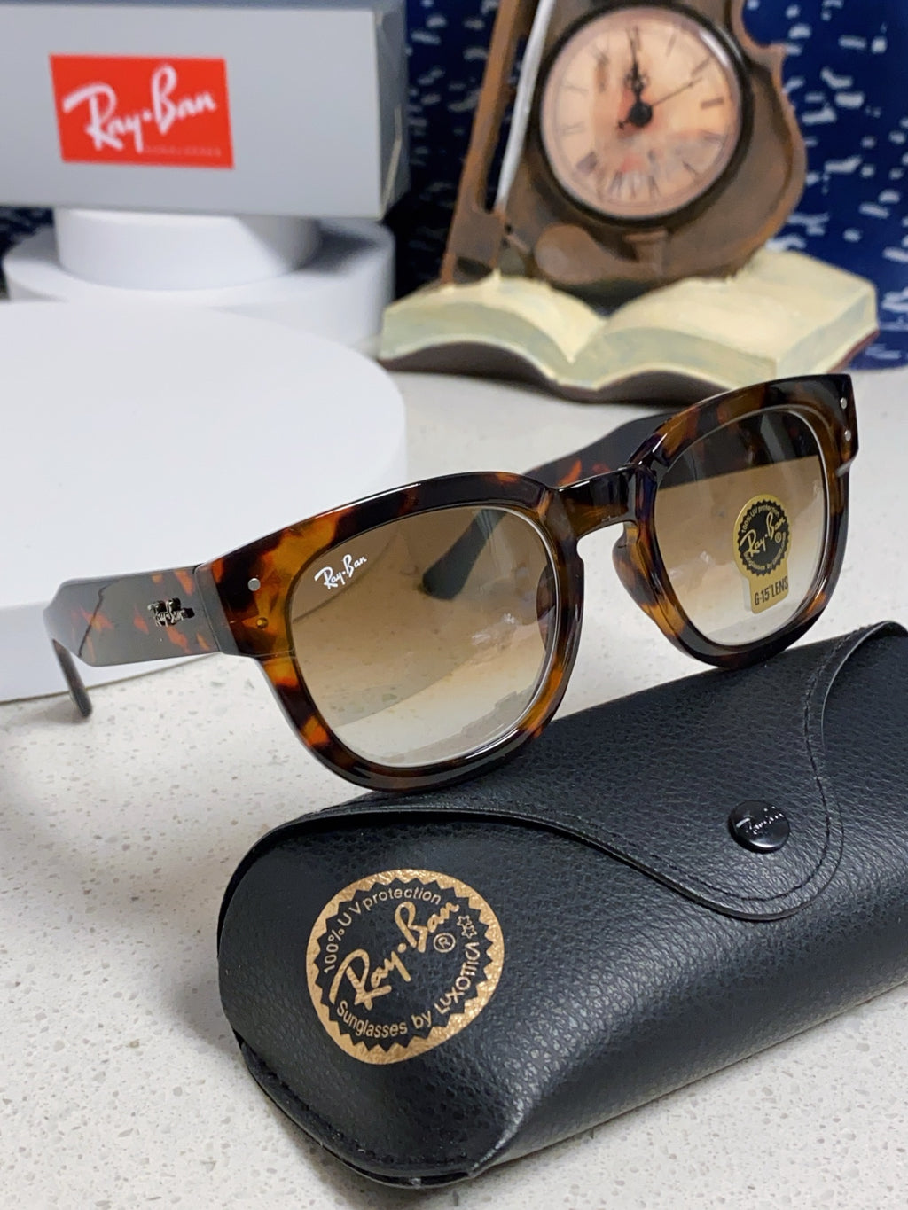 Ray-Ban RB0298 Oversized Brown Lens Sunglasses for Men - 433087 - detail image 10