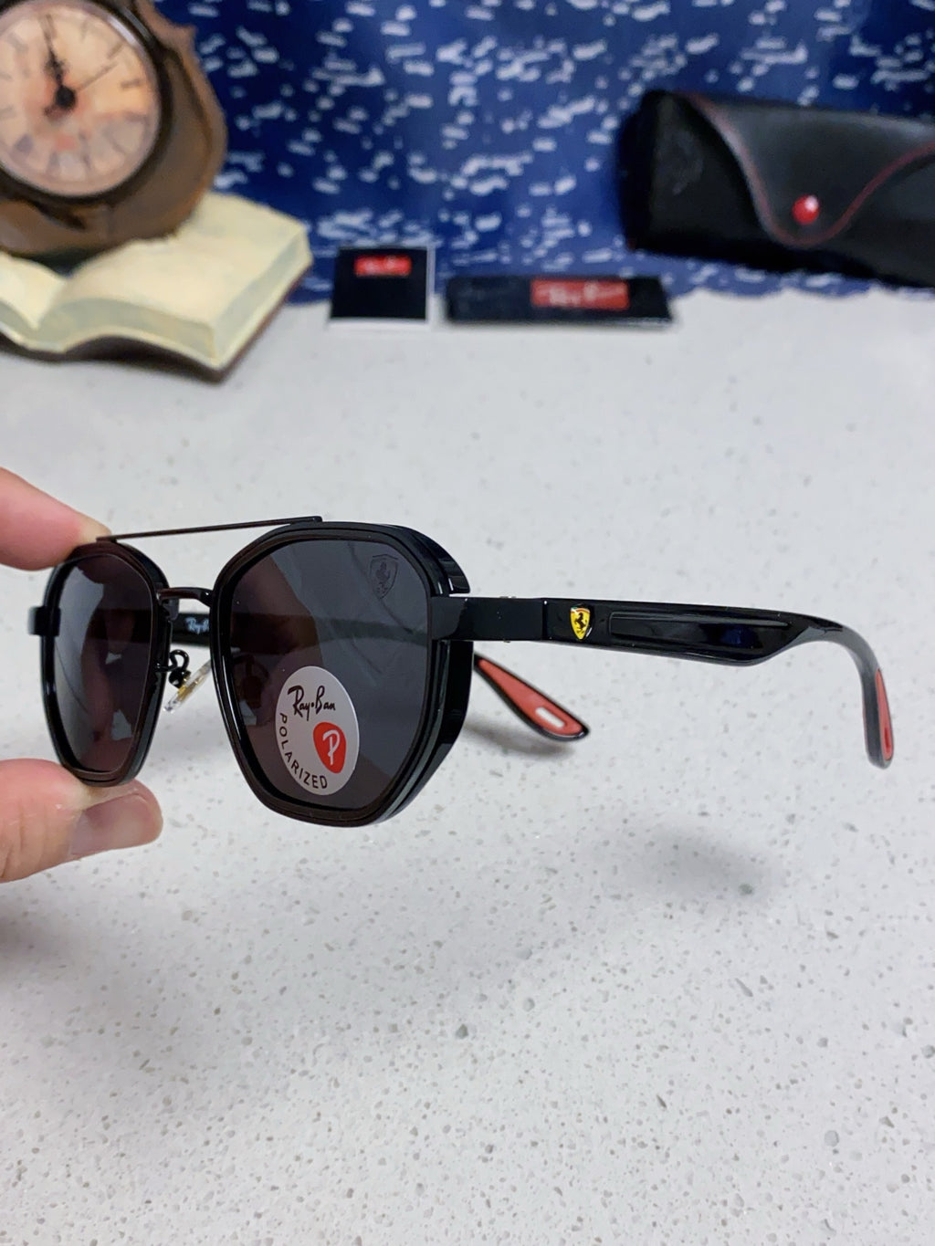 Ray-Ban Polarized Fashion Silver Lens Sunglasses for Men & Women - 433084 - detail image 6