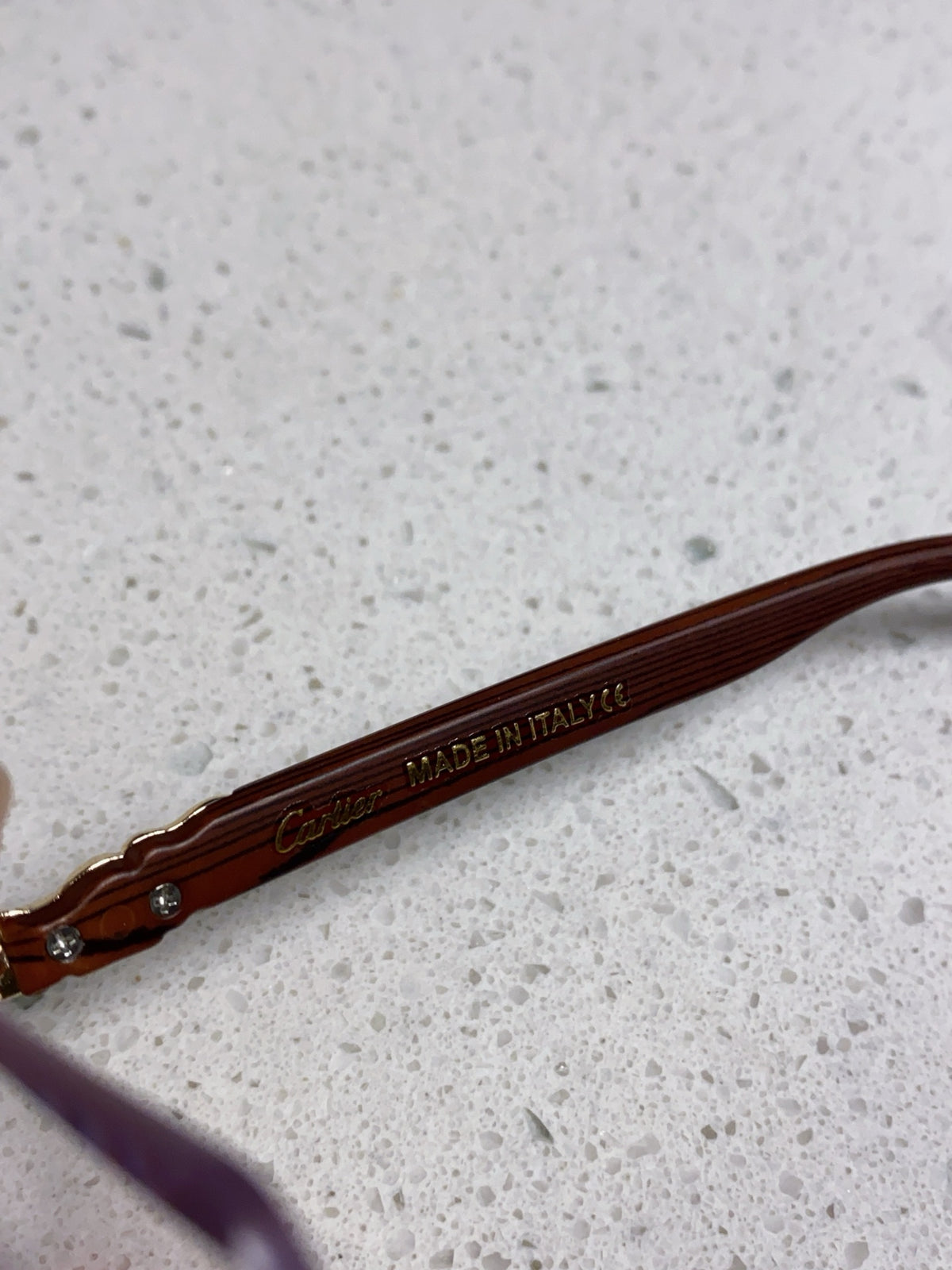 Cartier Lightweight Rimless Silver Lens Sunglasses for Men & Women - 487370 - detail image 8