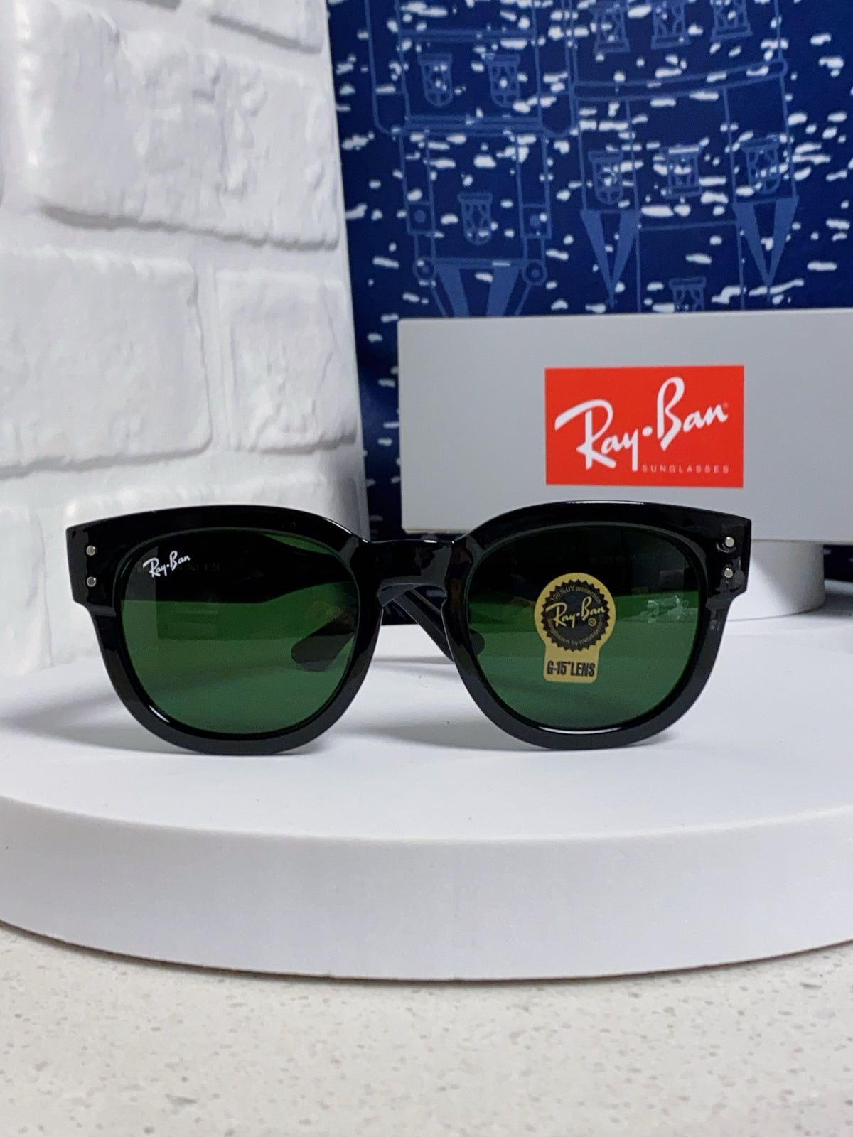 Ray-Ban RB0298 Oversized Black Lens Sunglasses for Men - 488338 - detail image 2