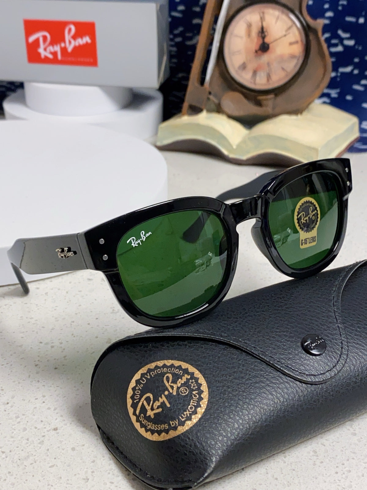 Ray-Ban RB0298 Oversized Black Lens Sunglasses for Men - 433088 - detail image 10