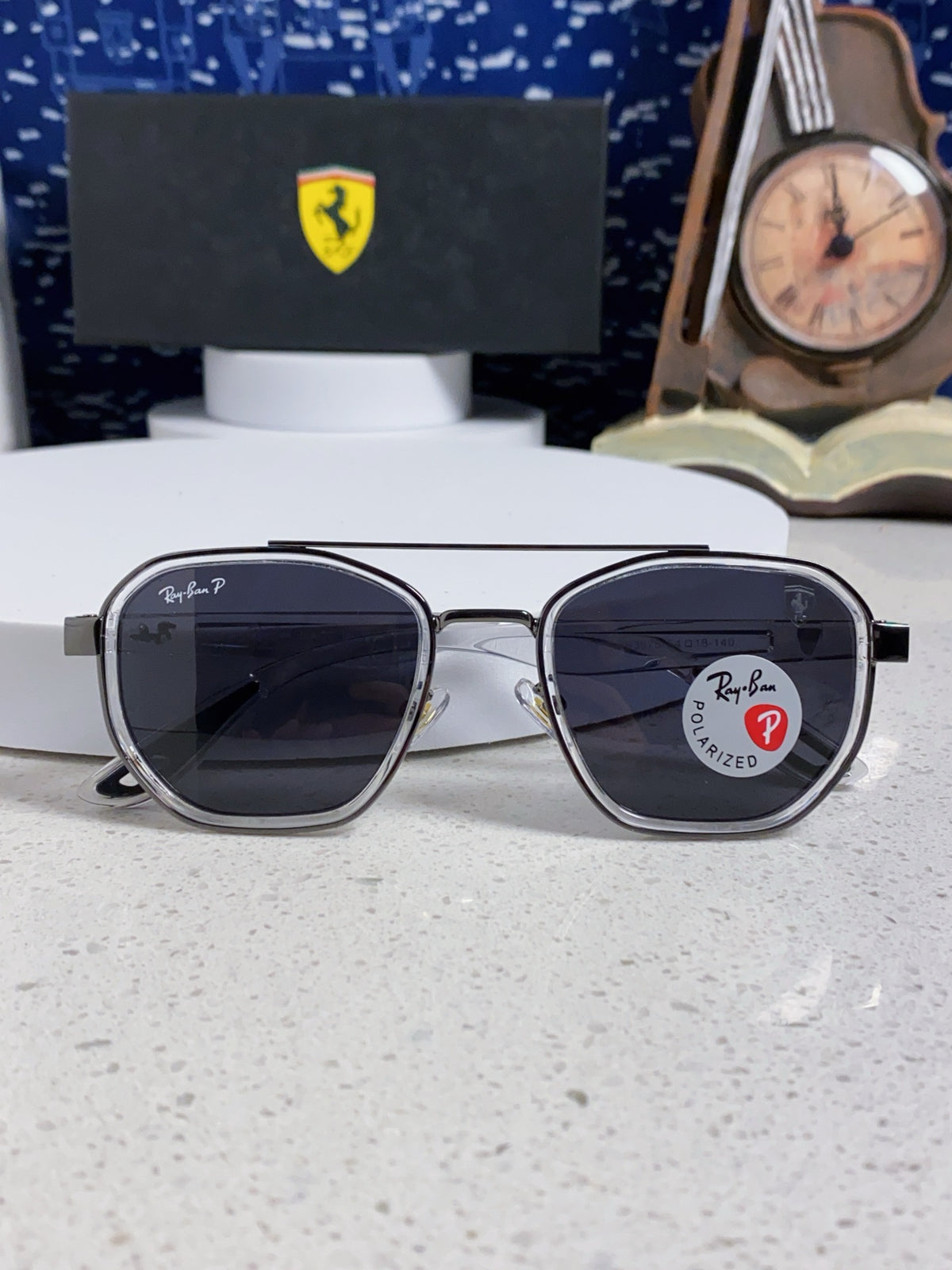 Ray-Ban Polarized Fashion Silver Lens Sunglasses for Men & Women - 998567 - detail image 10