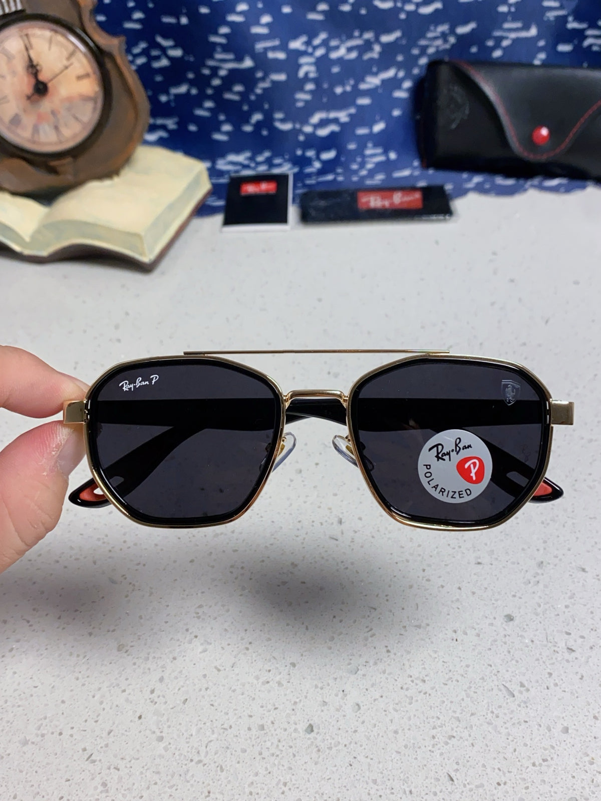Ray-Ban Polarized Fashion Silver Lens Sunglasses for Men & Women - 488333 - detail image 4