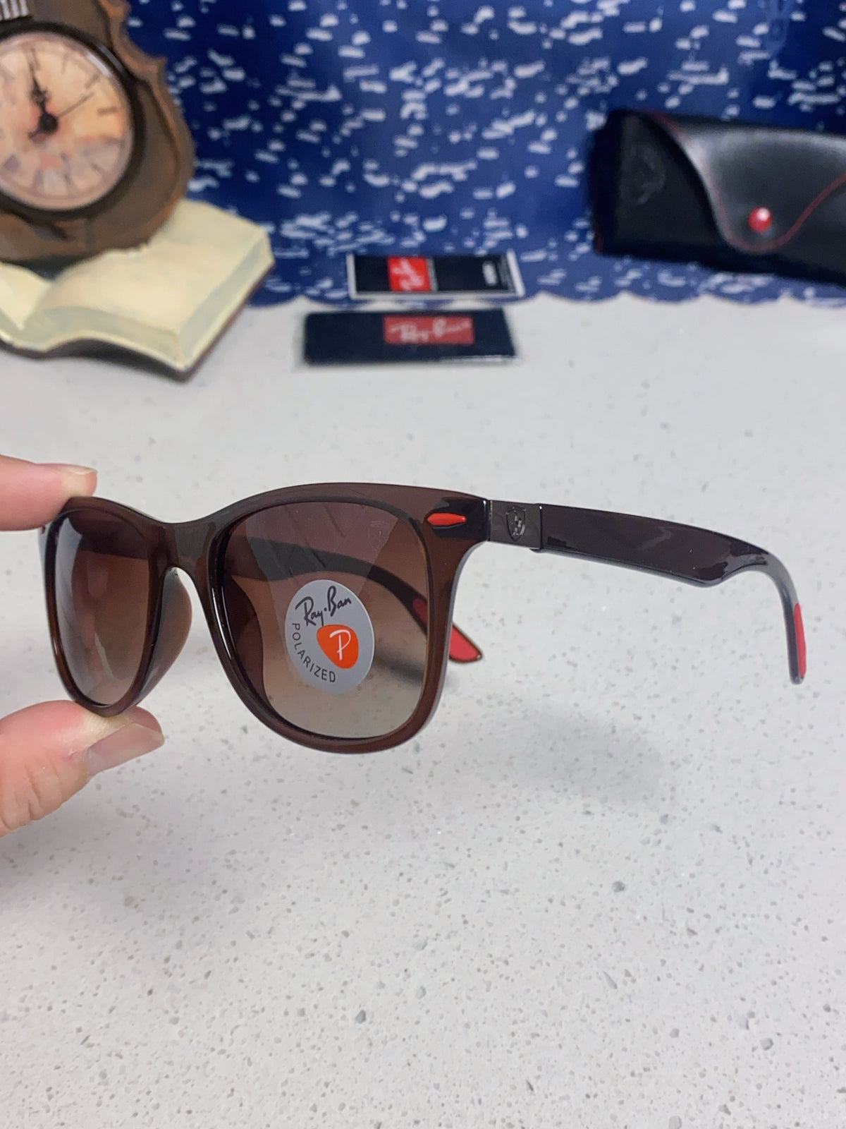 Ray-Ban Polarized Fashion Silver Lens Sunglasses for Men & Women - 433092 - detail image 6