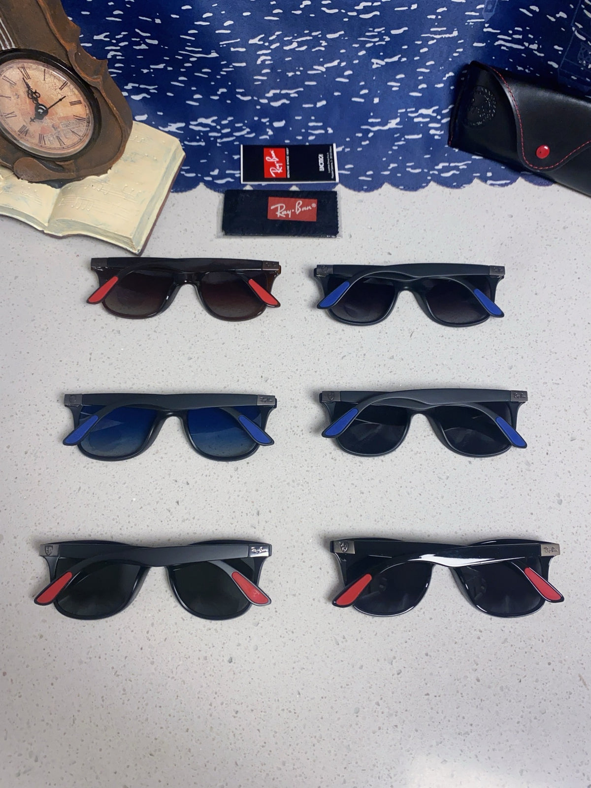 Ray-Ban Polarized Fashion Blue Lens Sunglasses for Men & Women - 433096 - detail image 11