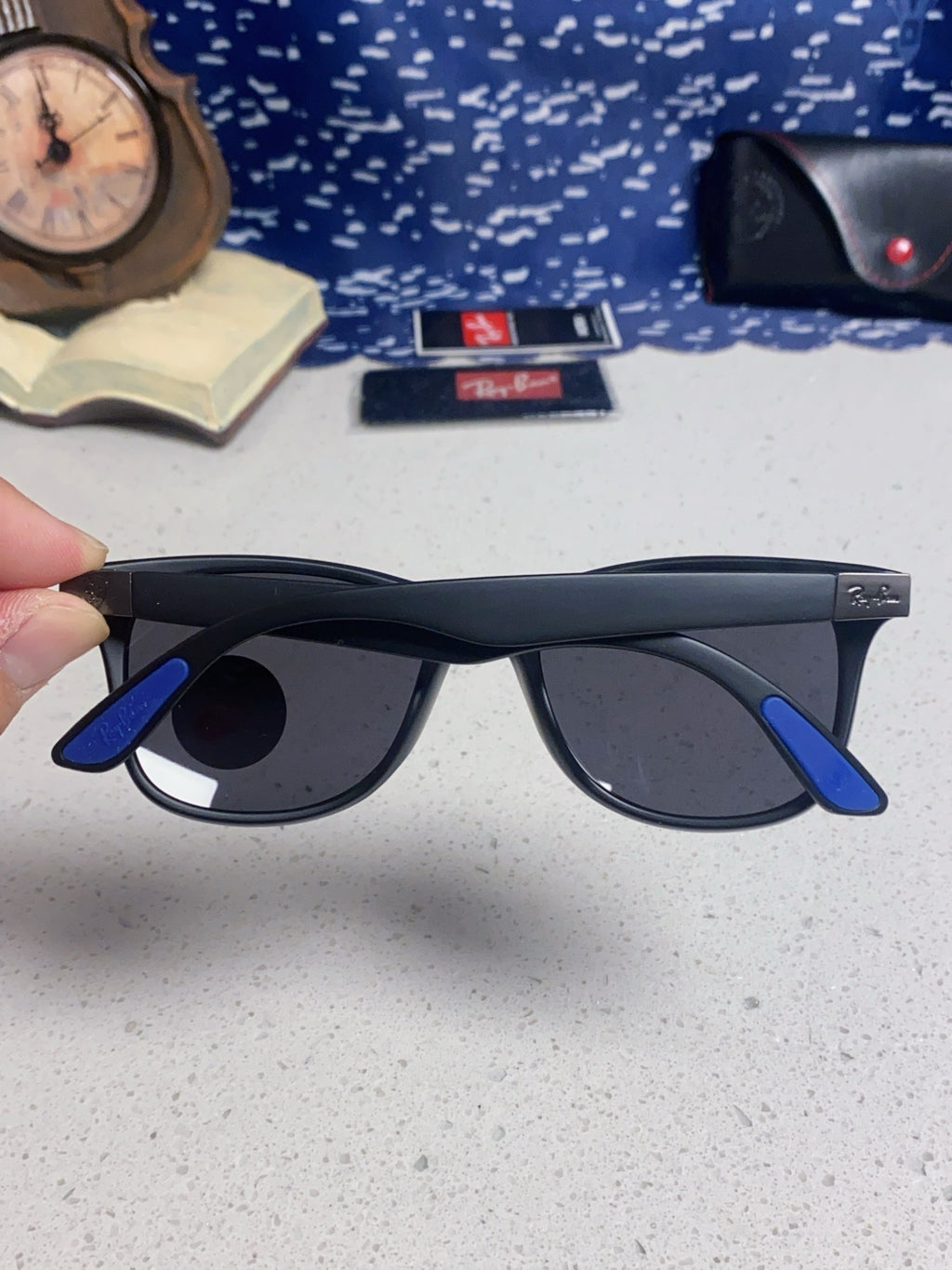 Ray-Ban Polarized Fashion Blue Lens Sunglasses for Men & Women - 433096 - detail image 5