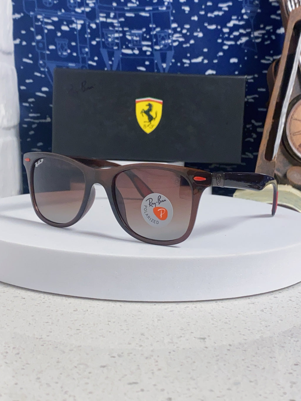 Ray-Ban Polarized Fashion Silver Lens Sunglasses for Men & Women - 433092