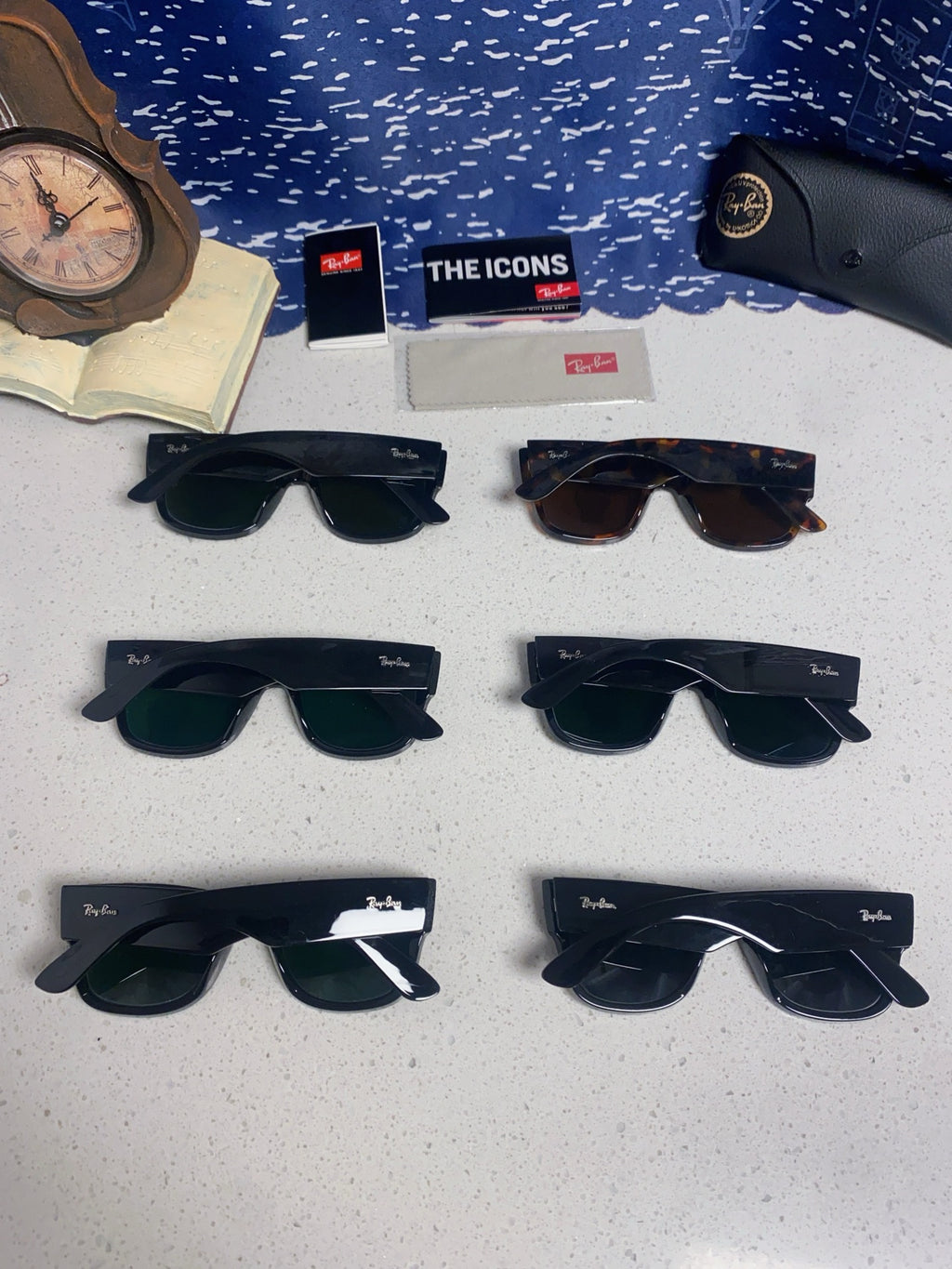 Ray-Ban RB0840 Square Silver Lens Sunglasses for Men & Women - 358957 - detail image 11