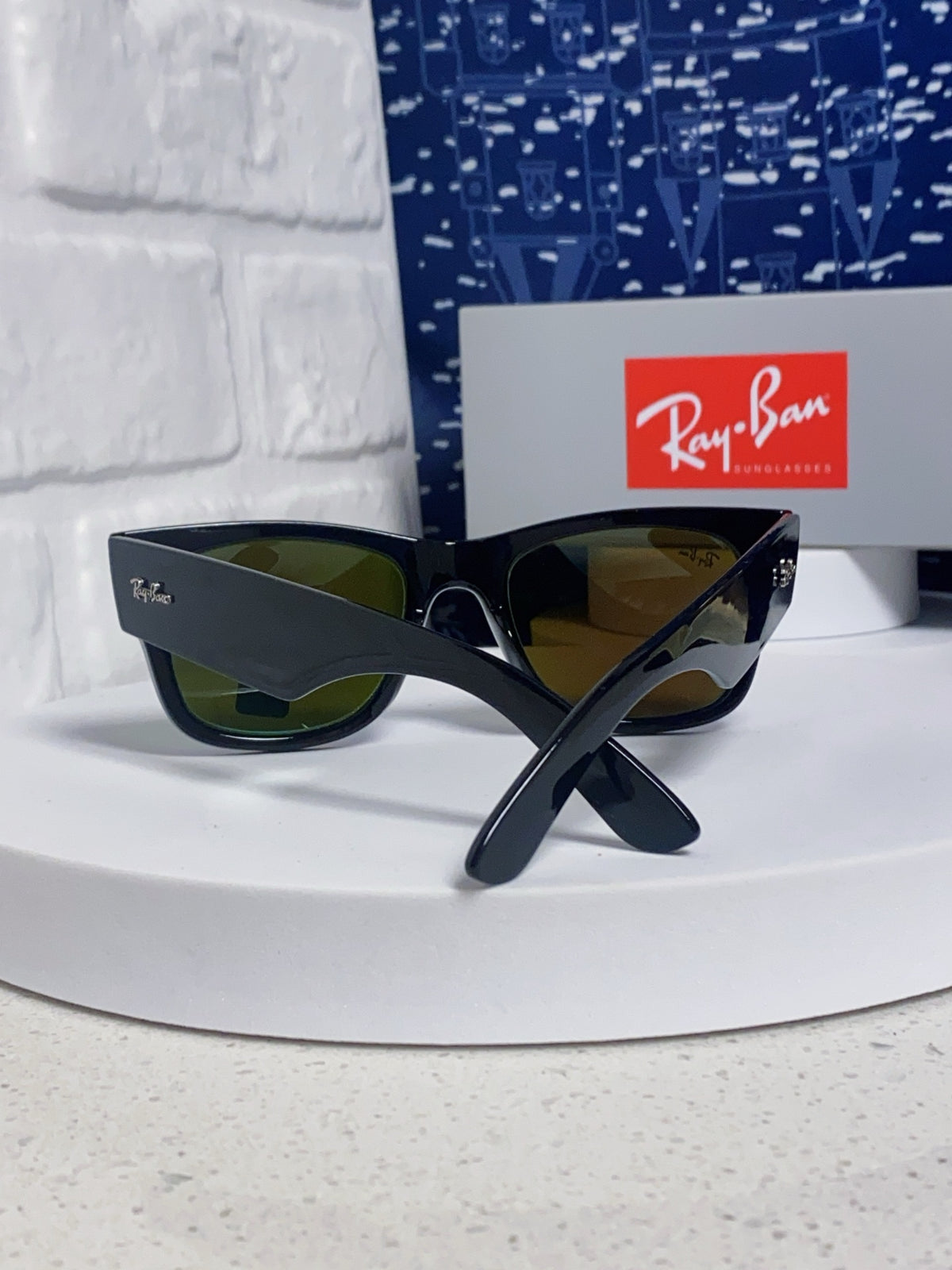 Ray-Ban RB0840 Square Blue Lens Sunglasses for Men & Women - detail image 3