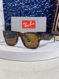 Ray-Ban RB0840 Square Brown Lens Sunglasses for Men & Women