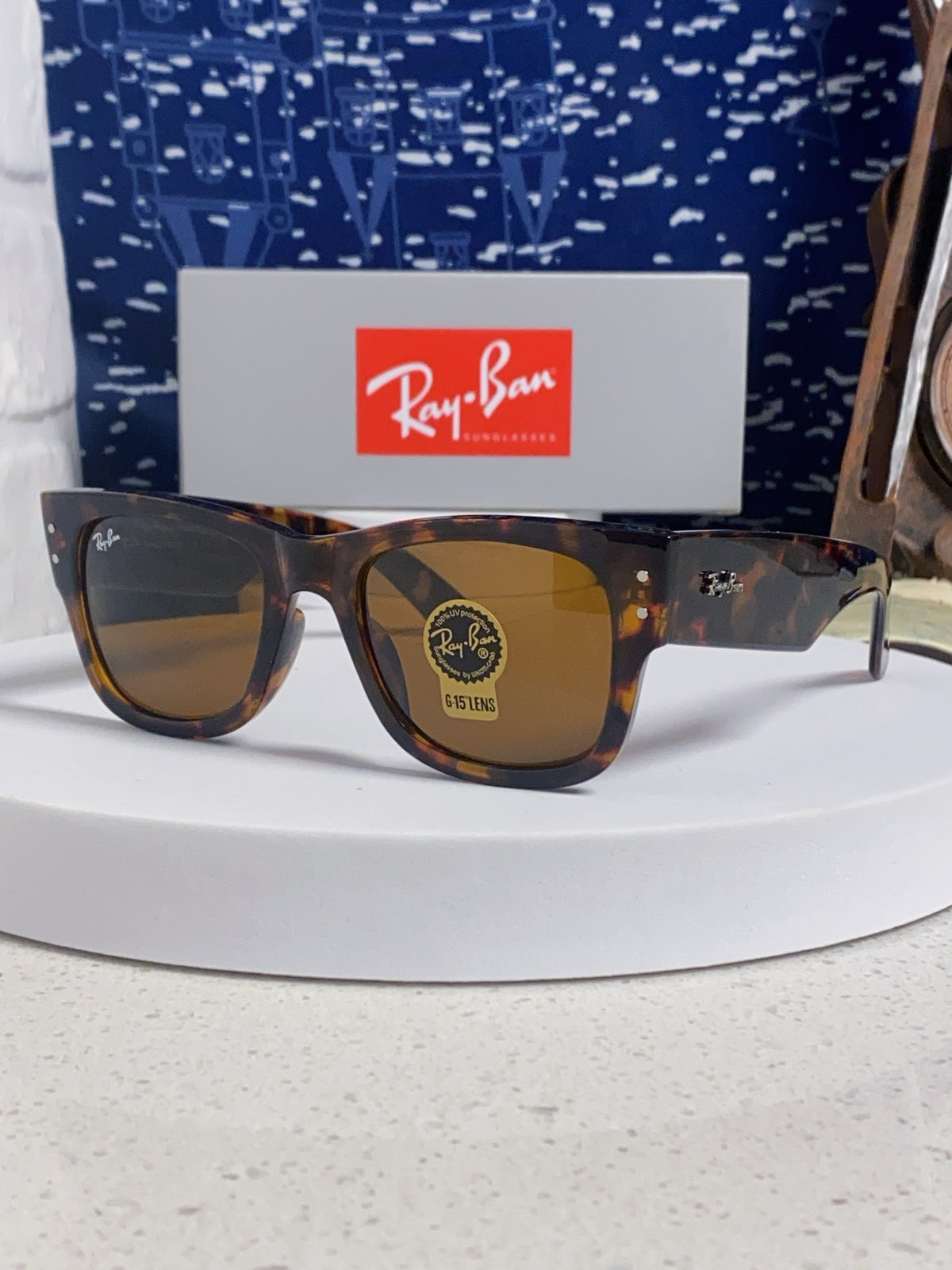 Ray-Ban RB0840 Square Brown Lens Sunglasses for Men & Women