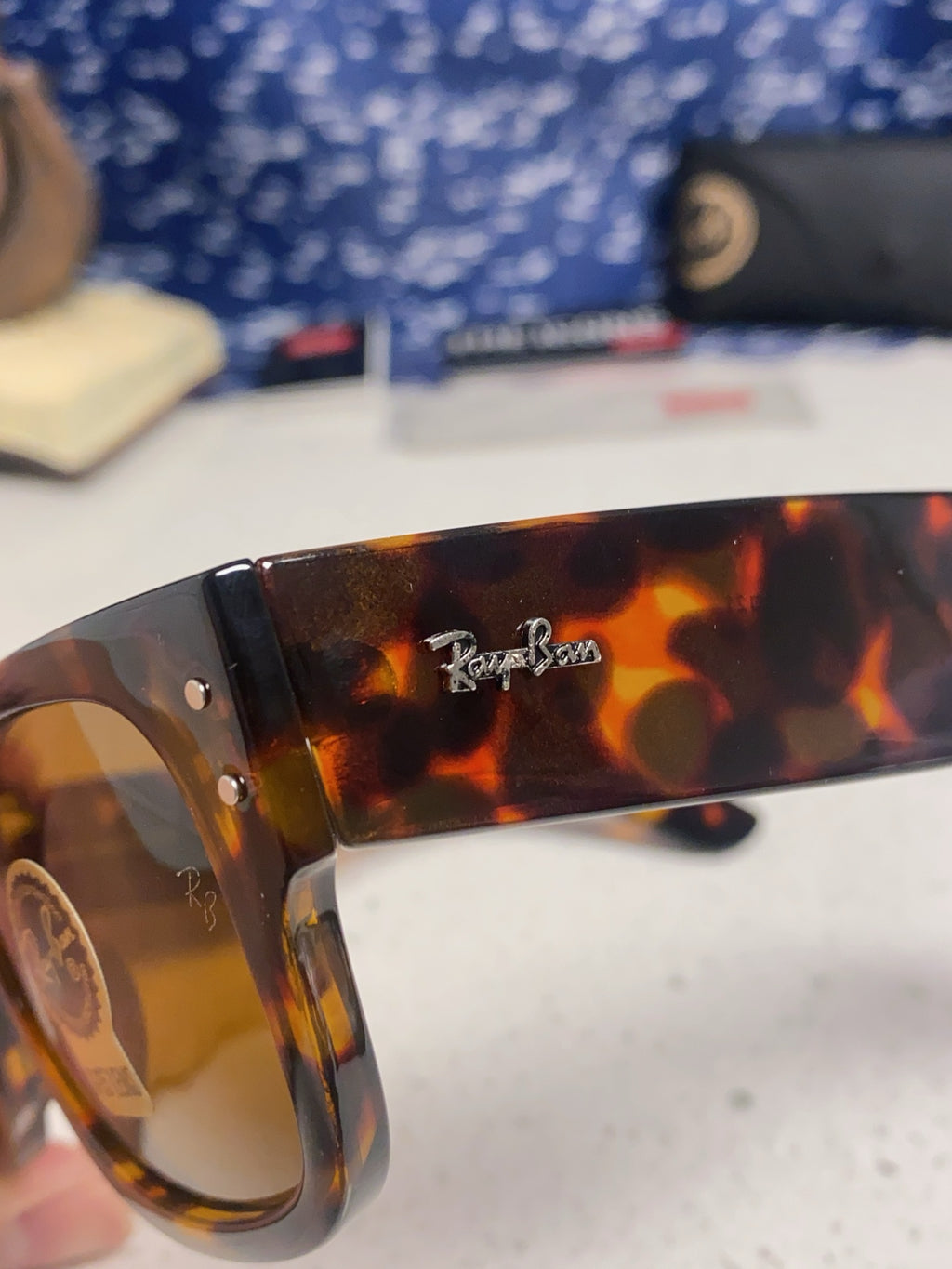 Ray-Ban RB0840 Square Brown Lens Sunglasses for Men & Women - 358958 - detail image 7