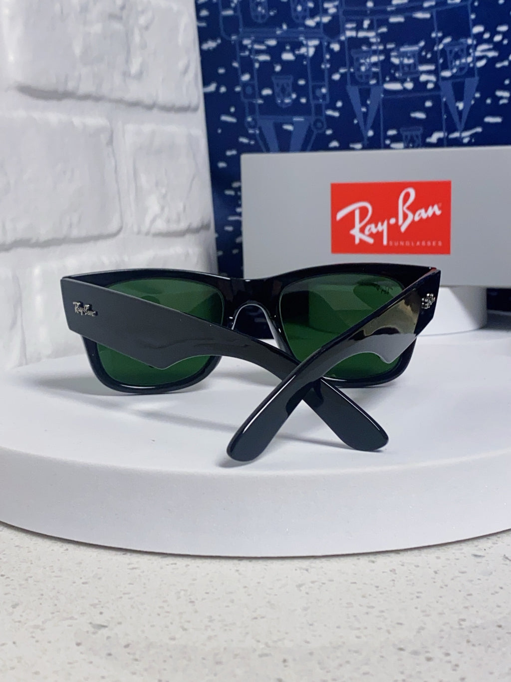Ray-Ban RB0840 Square Black Lens Sunglasses for Men & Women - detail image 3