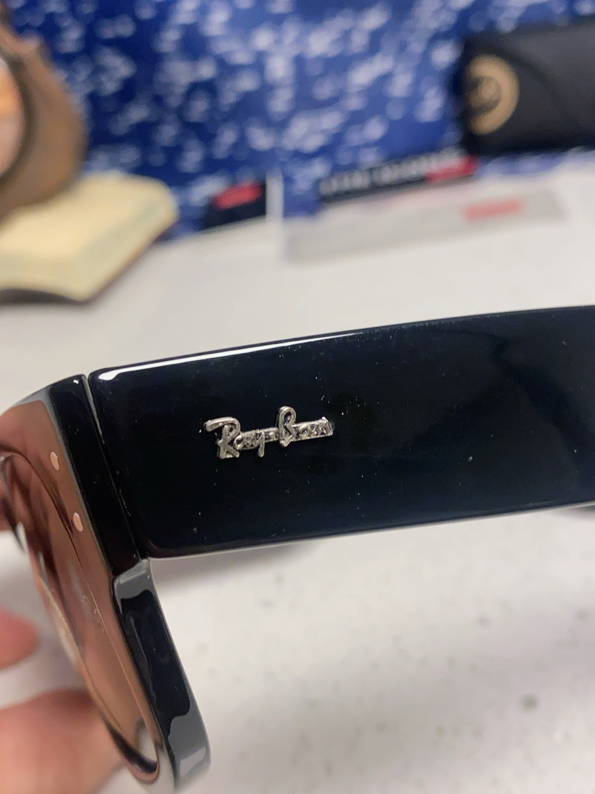Ray-Ban RB0840 Square Silver Lens Sunglasses for Men & Women - 358960 - detail image 7