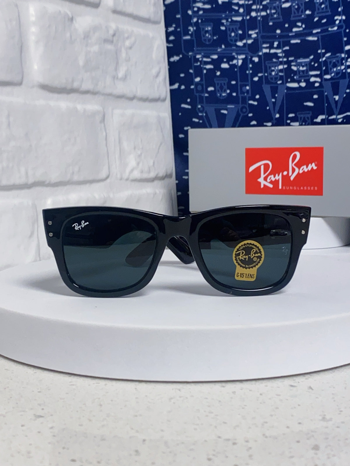 Ray-Ban RB0840 Square Silver Lens Sunglasses for Men & Women - 358960 - detail image 2